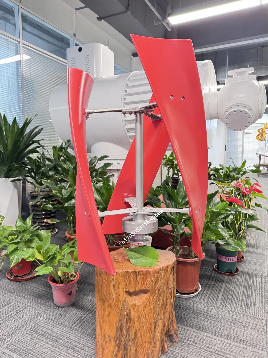 

Low Noise Free Energy Vertical Wind Turbine Windmill Generator 5KW 10000W 24V 48V Wind Speed Start With MPPT Charge Controller