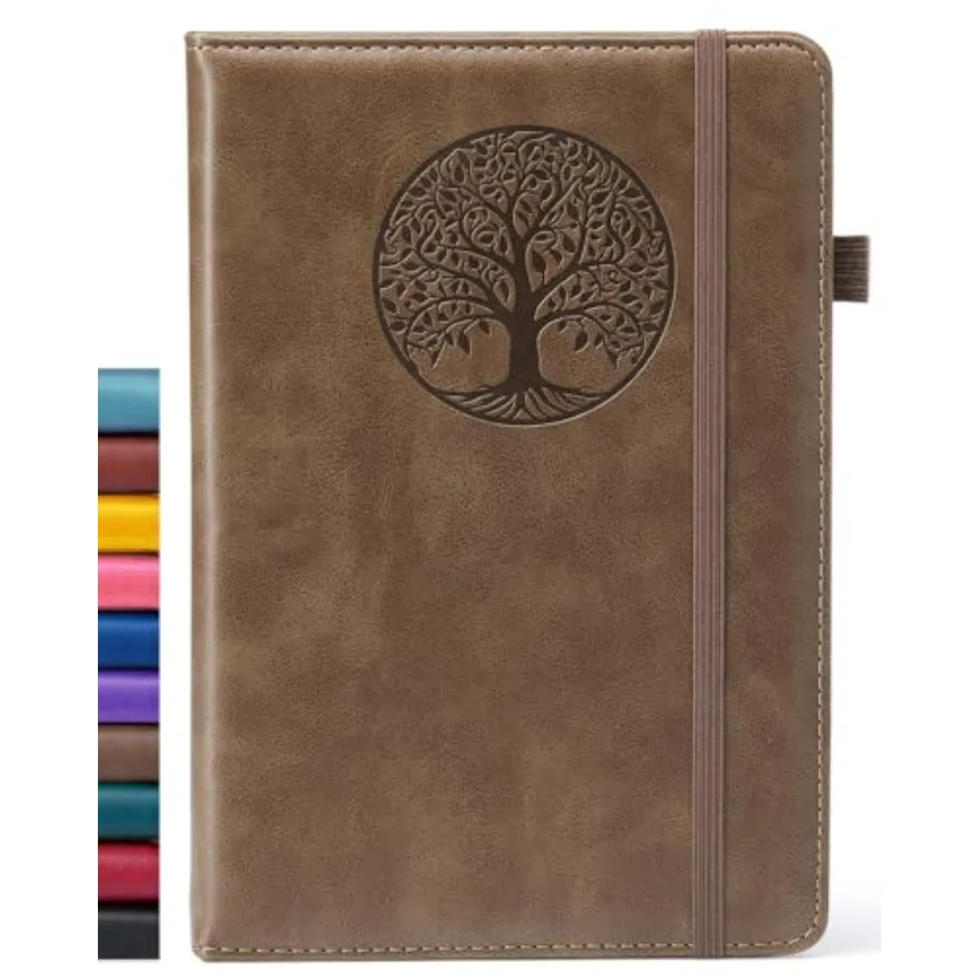 

Lined Journal Notebook for Women and Men, Hardcover Leather Journals for Writing, Diary, Note Taking, Work and Travel, A5