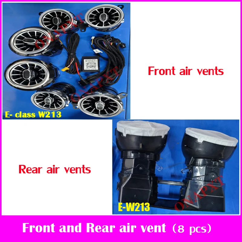 Led Voor Benz A/C/E/S/V/Cla/Gla/Glc W176 W205 w213 W222 W447 W117 W156 X253 Bluetooth App Nozzle Omgevingslicht Air Vent Turbine