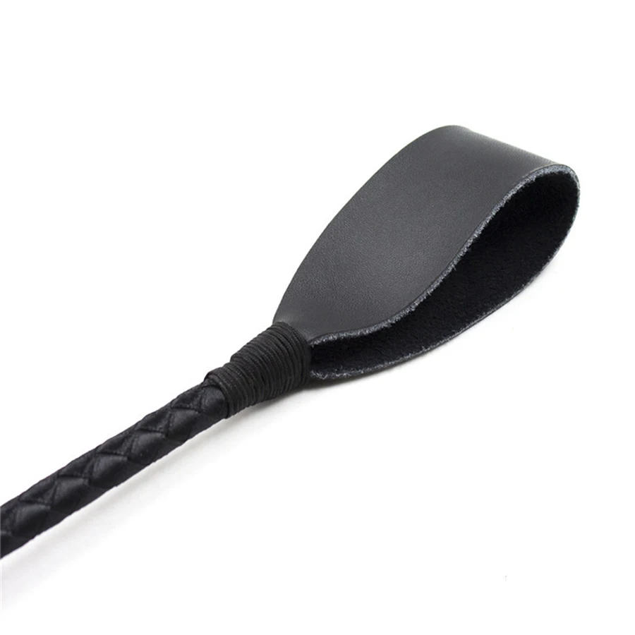 Bondage Boutique Slim Leather Riding Crop Horse Whip pony Spanking Knout BDSM Lash Fetish Flogger Sex Product For Couples Women