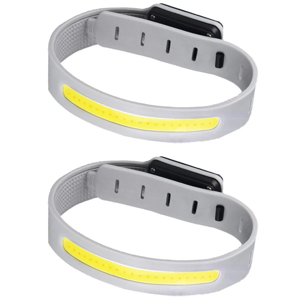

Перезаряжаемые светодиодные нарукавники для бега, 3 режима, светящиеся светодиодные нарукавники для бегунов и велосипедистов, 2 шт.