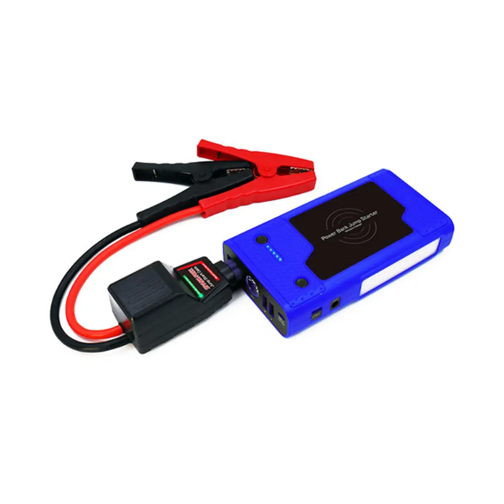 

Portable Power Bank Jump Starter 12V 10000mAh Outdoor Wireless Charger Car Jump Starter