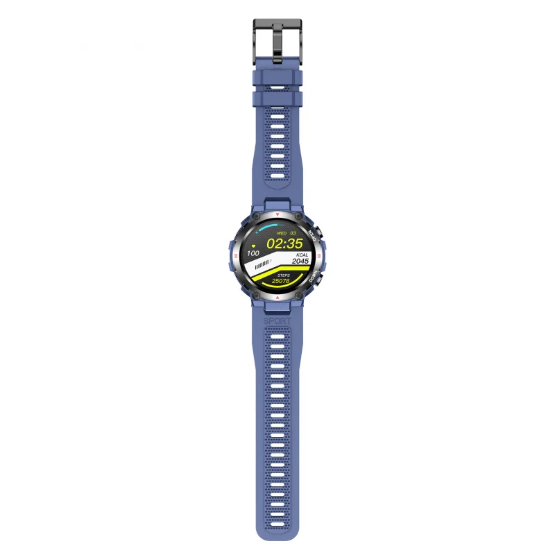 Borderg3-reloj Multideportivo con pantalla grande, dispositivo con llamadas Bluetooth, frecuencia cardíaca, oxígeno en sangre, tiempo, asistente de voz