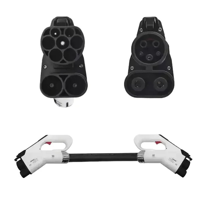 

DC to DC Charger Converter 150A 1000V CCS2 Socket to CCS1 Plug Quick Charging EV Adapter Housing Material PC