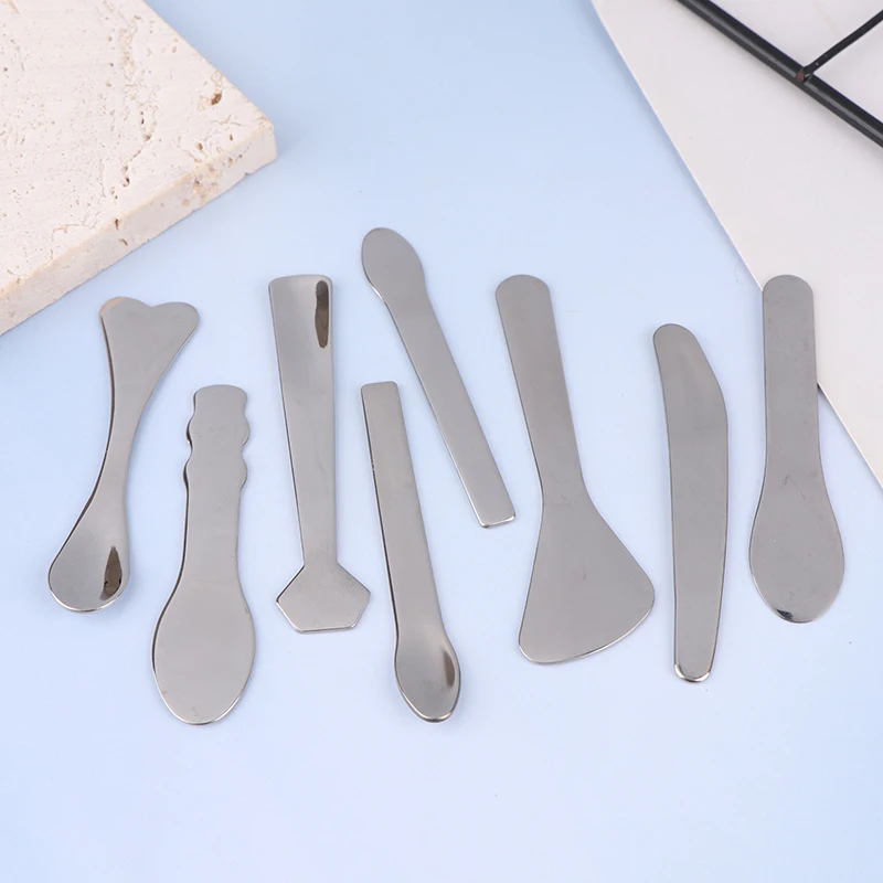 1 قطعة ملعقة الوجه مدلك كريم عين ملعقة عصا العناية بالبشرة الجمال أداة ماكياج قضيب أداة التجميل مغرفة صغيرة