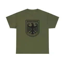 German Army Bundeswehr Federal Eagle 100 Cotton T Shirt Ww2 Coat Of Arms Germany Oktoberfest Bundesrepublik