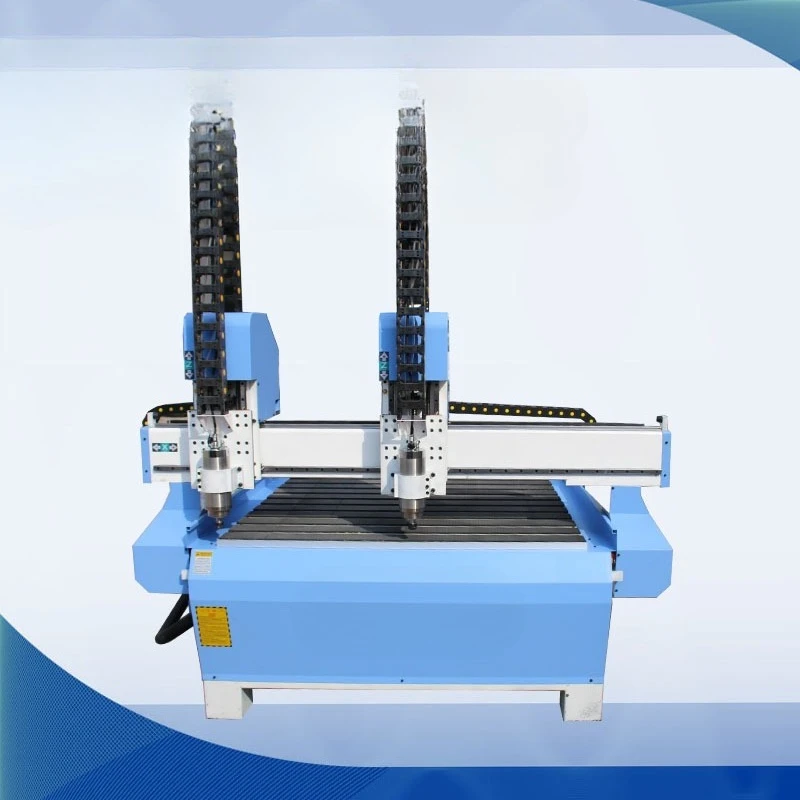 Double head independent woodworking engraving machine, engraving machine pattern engraving machine