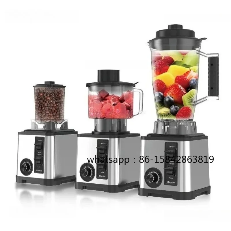Multifunctional 3-in-1 Juicer Home High Power Processor Juicer Grinder 3L