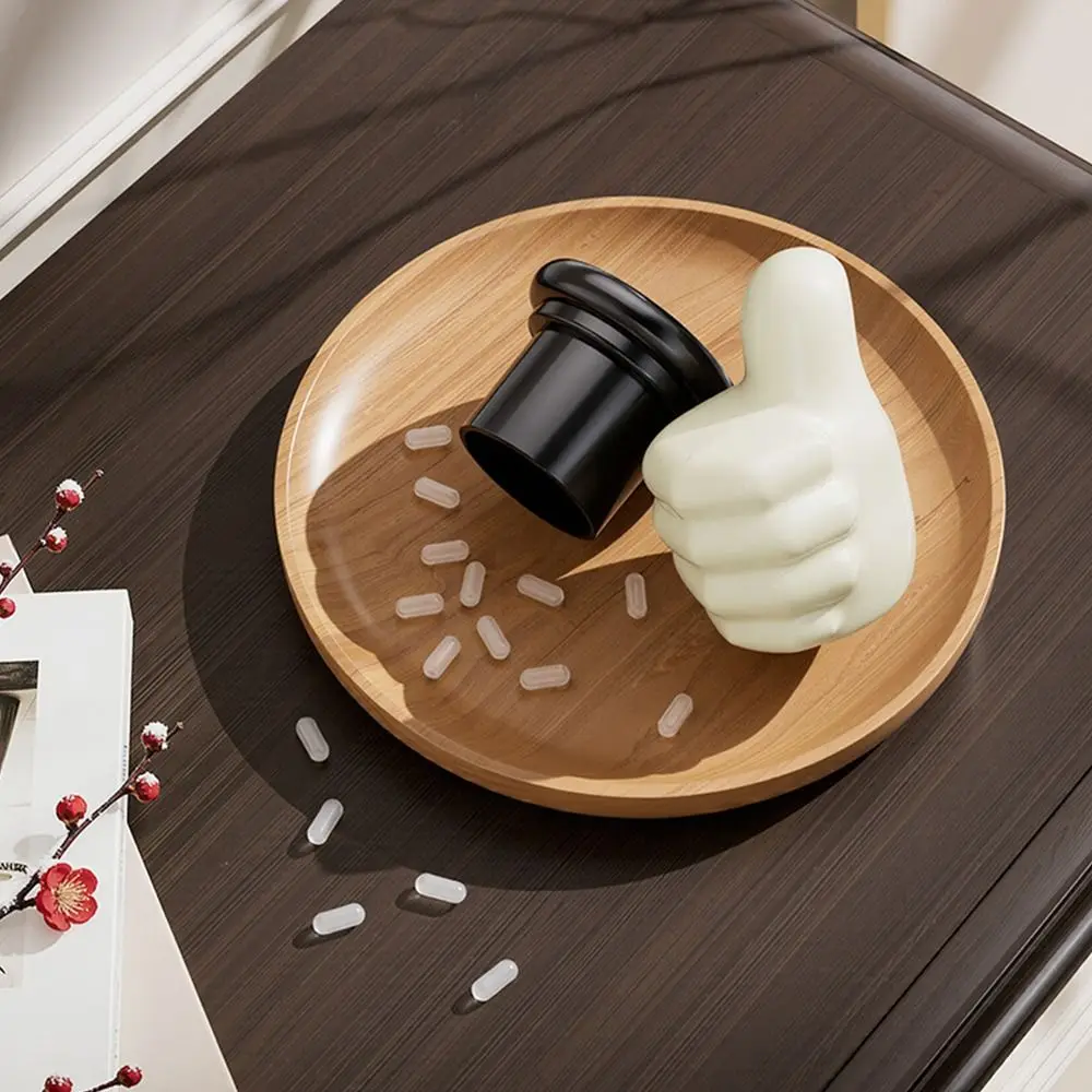 New Thumb Shape Toothpick Storage Box Multifunctional ABS Cotton Swab Box Toothpick Boxes Home Decorations Ornament