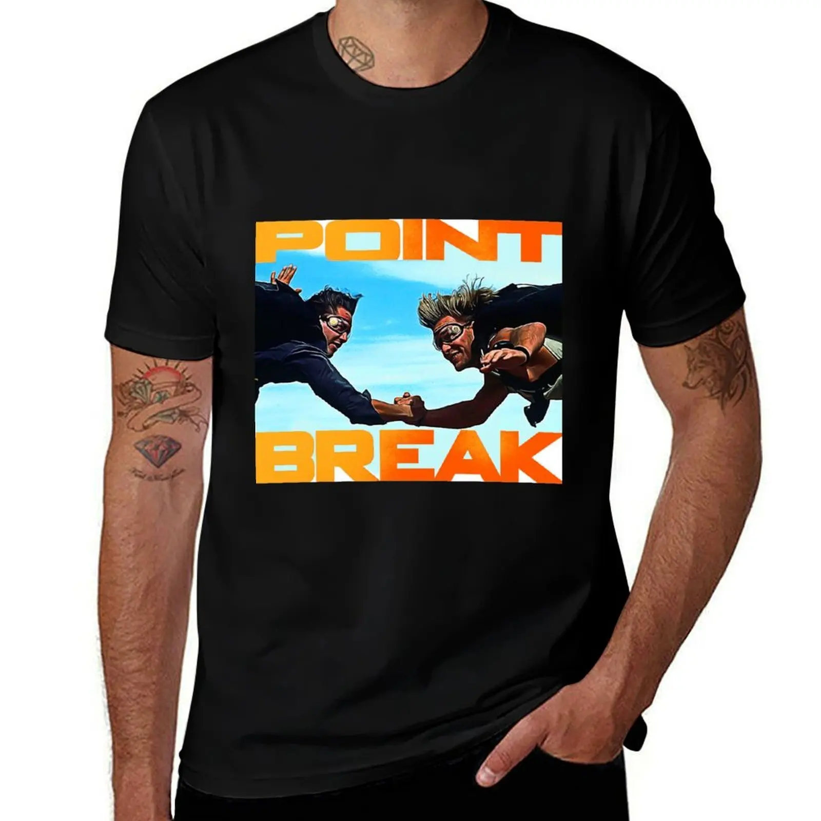 Футболка Point Break, спортивная быстросохнущая футболка для мужчин