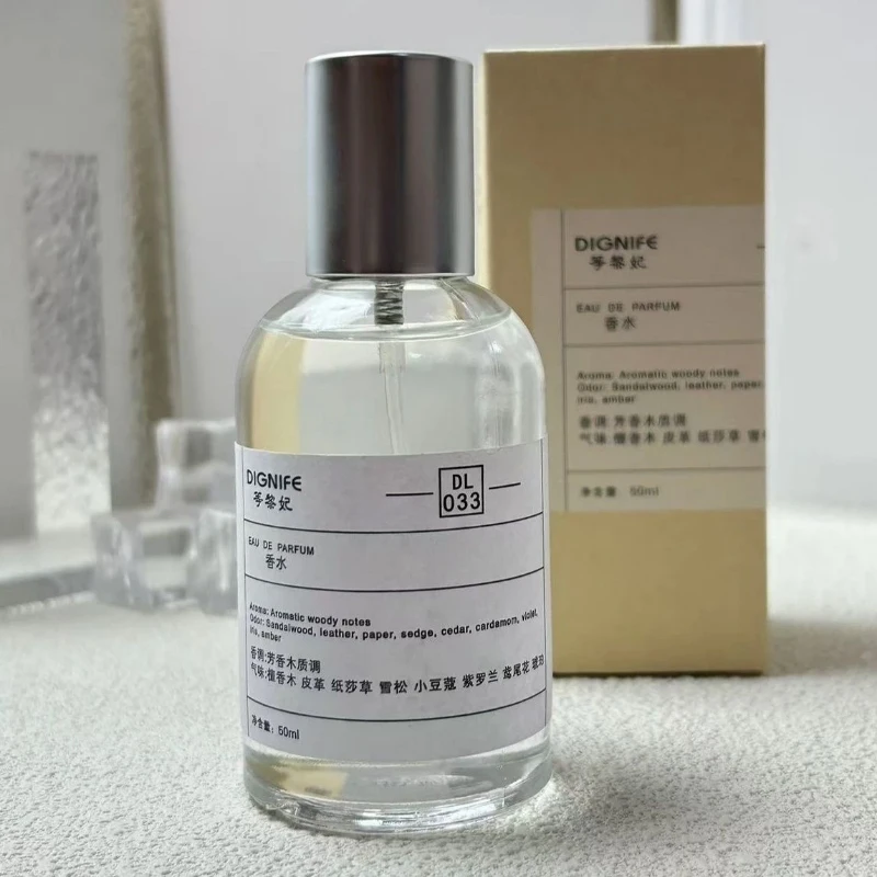 

Brand+ Sandalwood Perfume 50ml, Leather Cedar Woody Notes, Long-lasting Light Fresh Natural Scent, Laboratory Fragrance Unisex