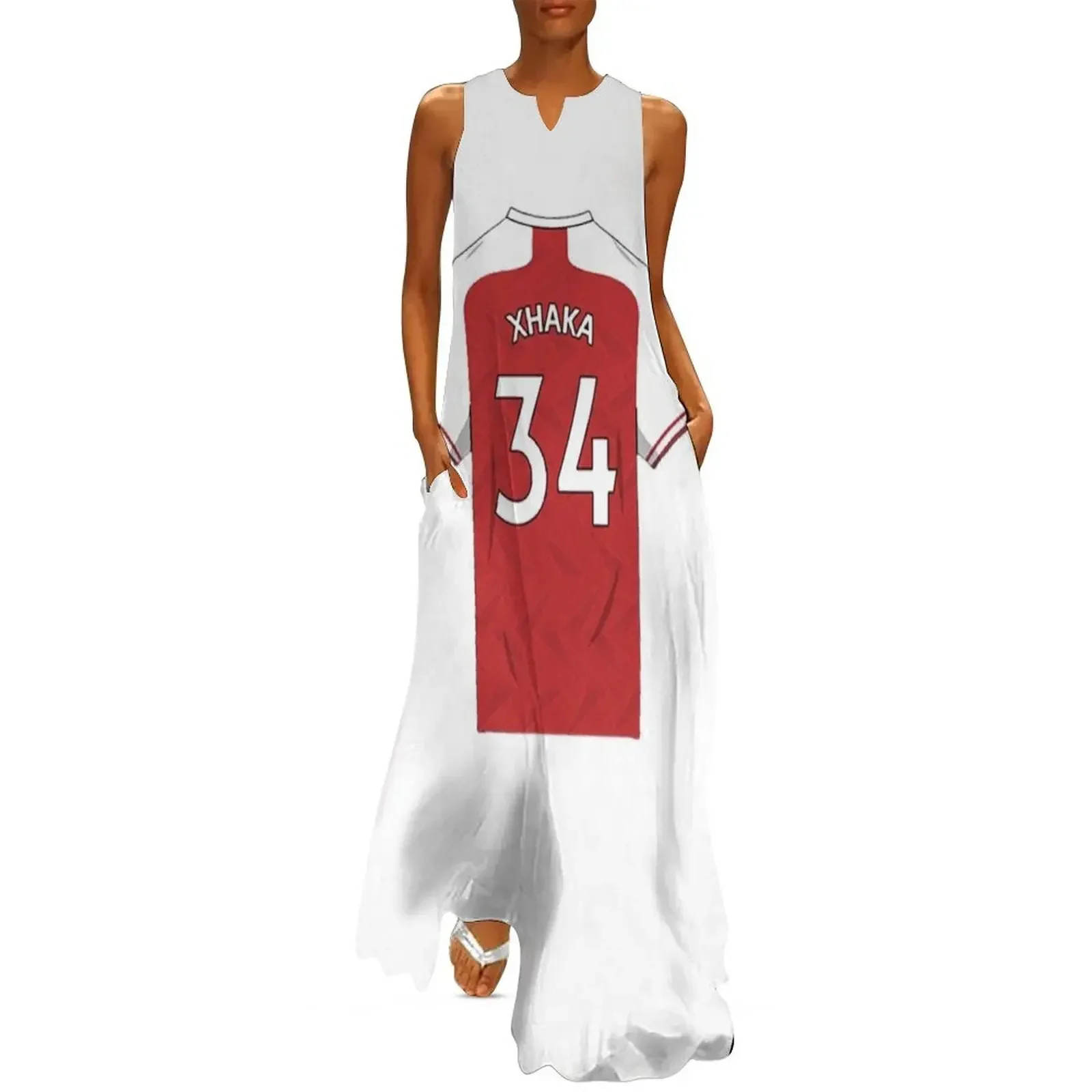

Granit Xhaka 2022 Jersey Long Dress dress women summer 2025 women's summer dress 2025 woman