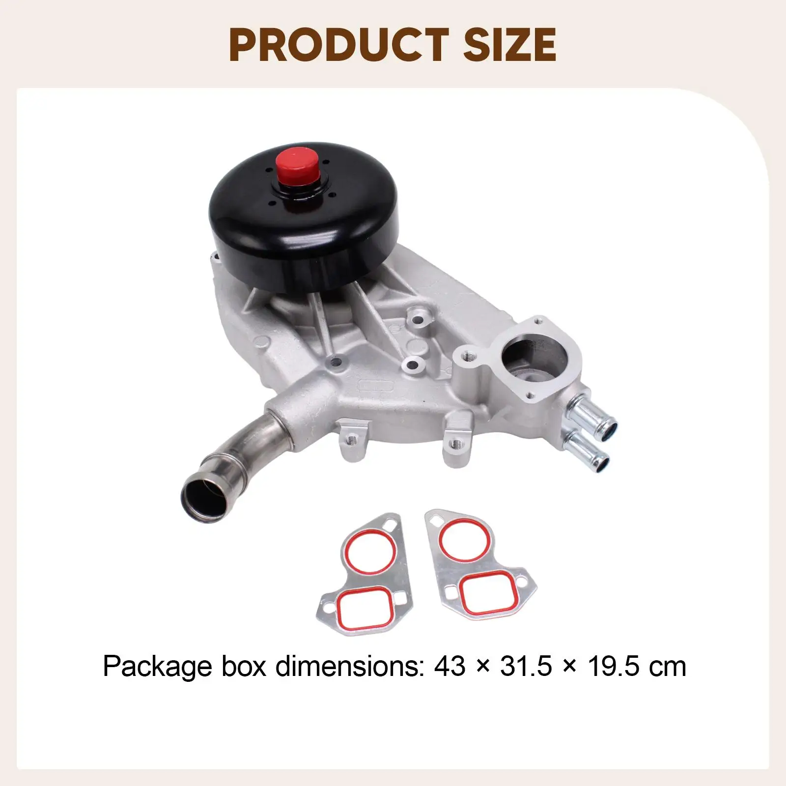 Pompe à eau avec joint, installation facile, pièce de rechange pour véhicule, pour GMC Sierra Yukon Envoy Savana 1999-2011