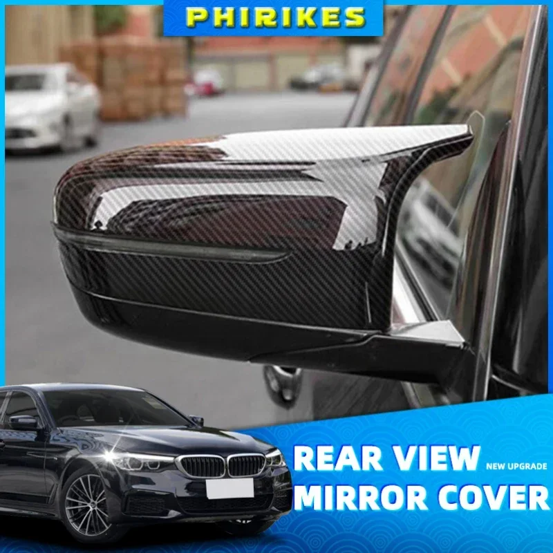 Side Mirror Cover 2017-2022 For BMW G42 G20 G28 G22 G23 G26 i4 G30 G38 G11 G12 G14 G15 G16 LHD F90 M5 Look