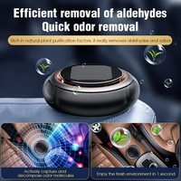 High-Quality Solar Energy Rotating Aromatherapy Car Air Freshener Perfume Fragrance Aroma Diffuser Auto Interior Decoration Acce