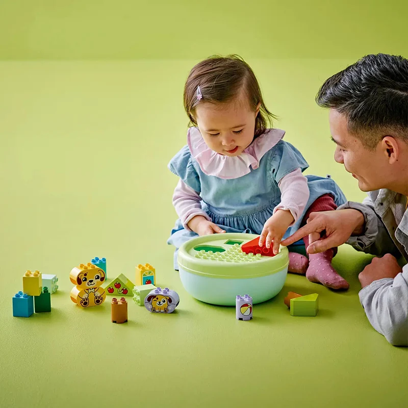 LEGO Building Blocks Discovery 10441 Shape Sorting Dog House Puzzle Toy for Kids