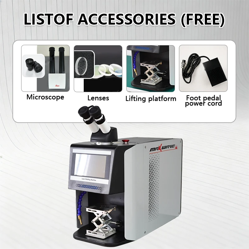 Sistema di saldatura laser per gioielli QCW di livello industriale per produzione in fabbrica ad alto volume e richiesta di applicazioni quotidiane