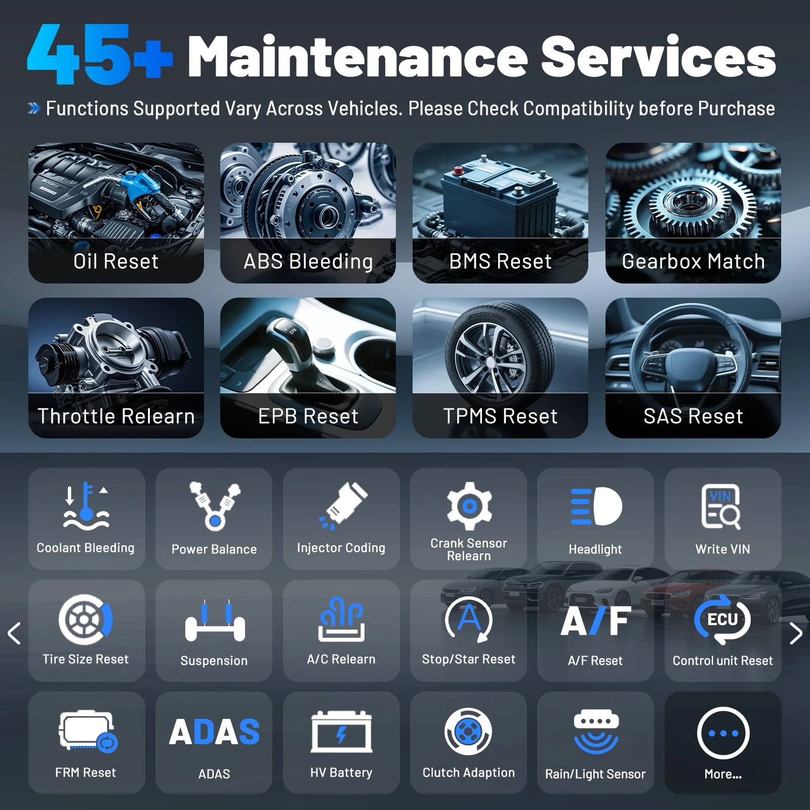 XTOOL D9 MAX Bluetooth Skaner Samochodowy J2534 Programowanie ECU D9S PRO Dwukierunkowy 45+ Resetów Mapa Topologii FCA DOIP CAN FD