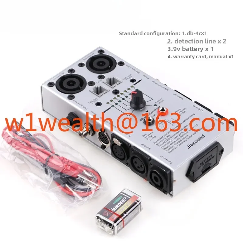 

DB-4C audio signal cable tester, network audio engineering cable tester