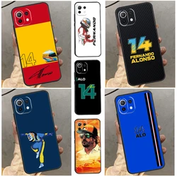 Fernando Alonso 14 Phone Case For Xiaomi 13 11T 12T Pro 11 12 Lite POCO X4 GT F4 F3 M5 M5s F5 X3 X5 Pro Cover