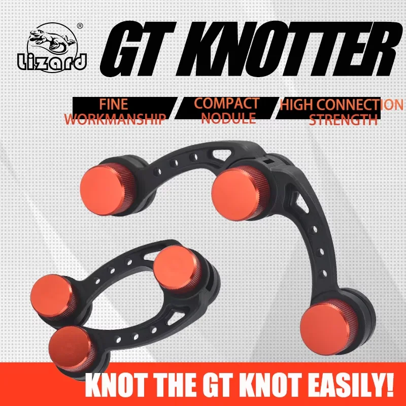 

Lizard Fishing tool Knotter Wire Knotting Multifunctional Front Metal GT Knotter fishing line winder
