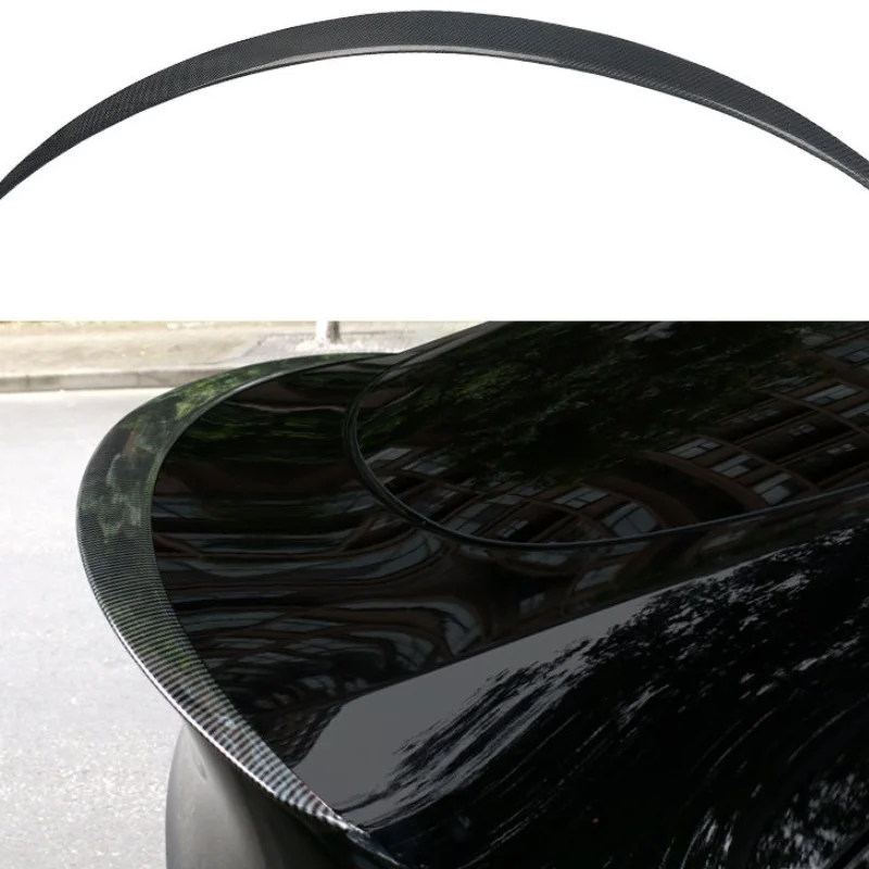 Vorsteiner Style Real Carbon Fiber Rear Trunk Roof Lip Spoiler Window Wing For Tesla Model Y