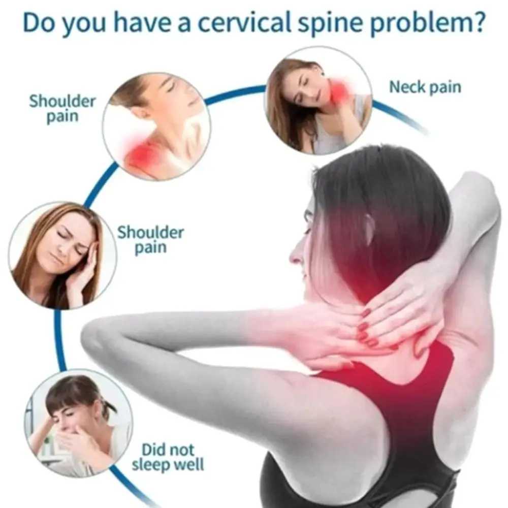 

Устройства для шеи, носилки для шеи, ортопедическая подушка для облегчения шеи, подушка для вытяжения шеи, портативная подушка для массажа шеи