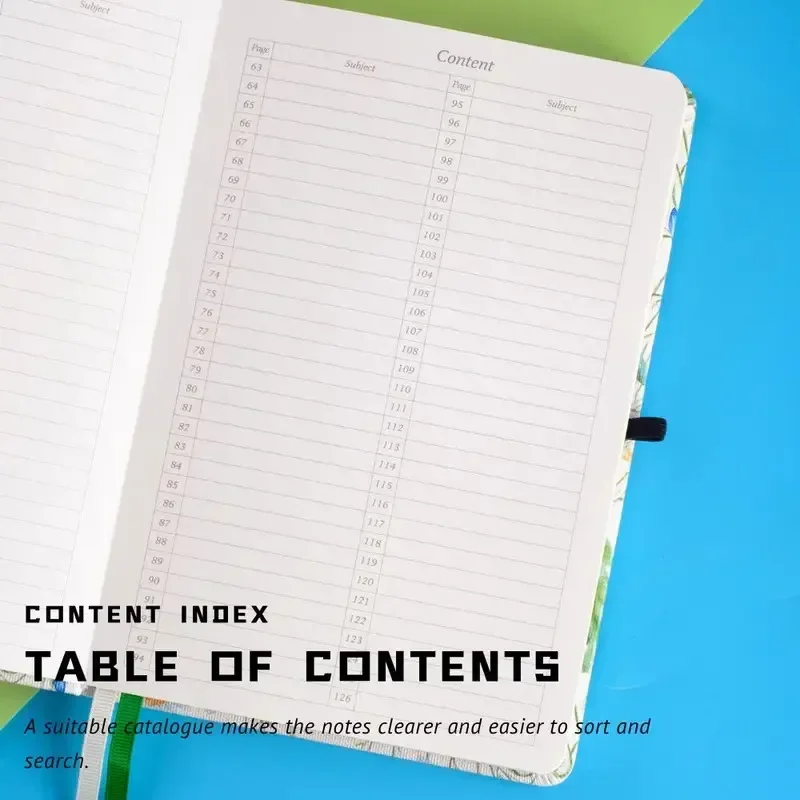New Corderona Floral Bullet Dotted Journal 160gsm Thick Paper Elastic Band A5 Hard Cover Notebook - view 4