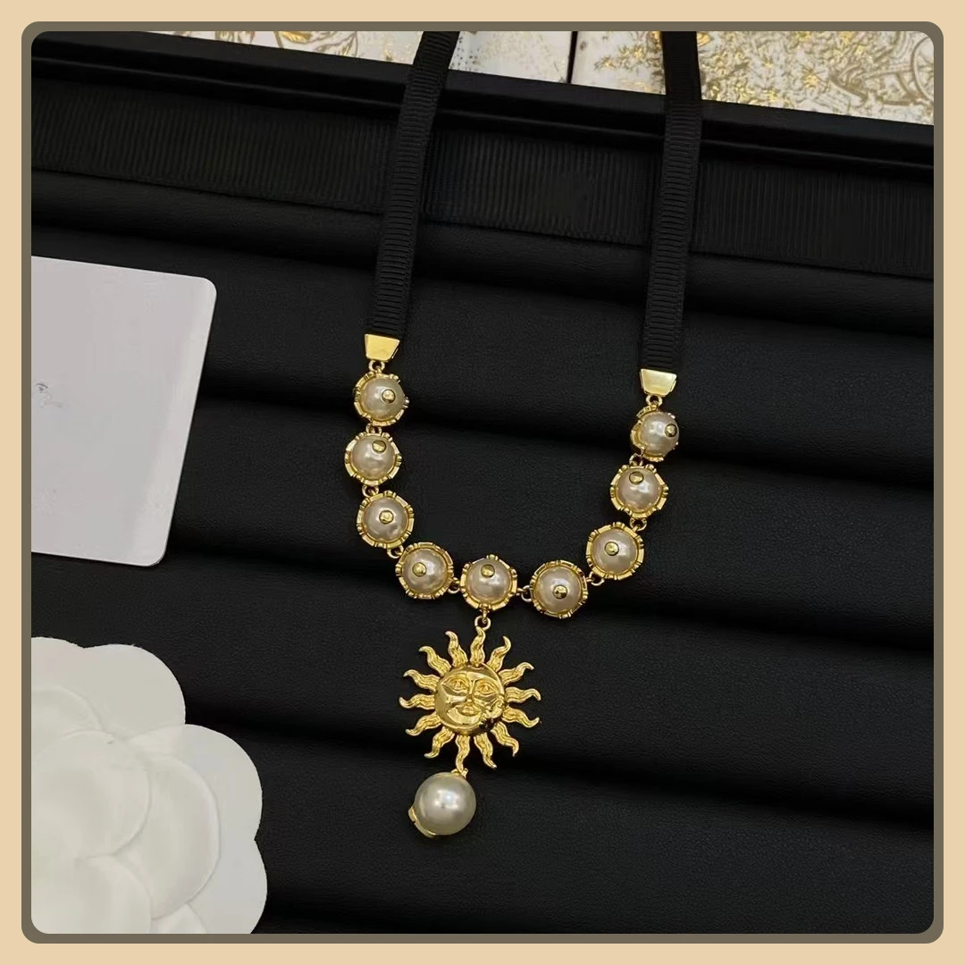 

Pearl Sun Pendant Diamond Designer Stud Earings Earrings for Women Earring Jewelry for Women for Girl Gift