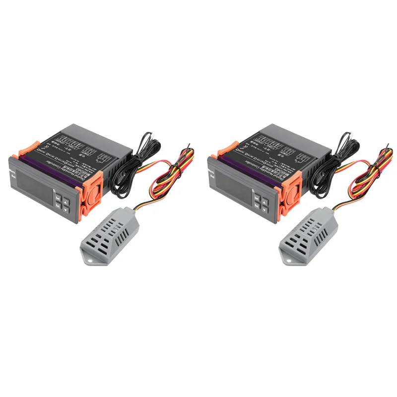 

SUNRI-2X WH8040 цифровой контроллер влажности электронный прибор контроля влажности регулятор переключатель датчик гигрометр 1-99%