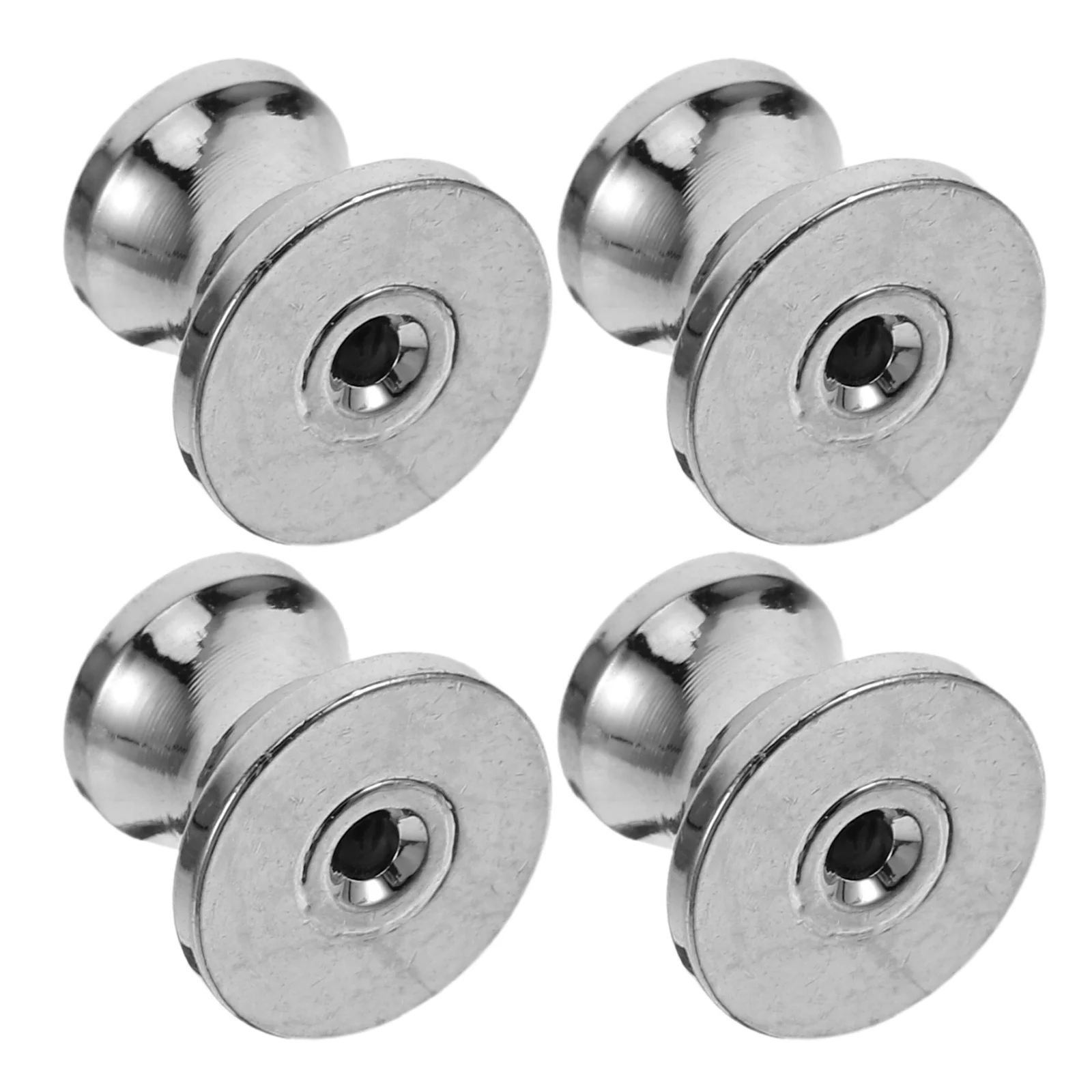 

4Pcs Copper White K Plated Earring Backs Secure Locking Mechanism Heavy Earrings Support Retainers Ear Backs for Earrings
