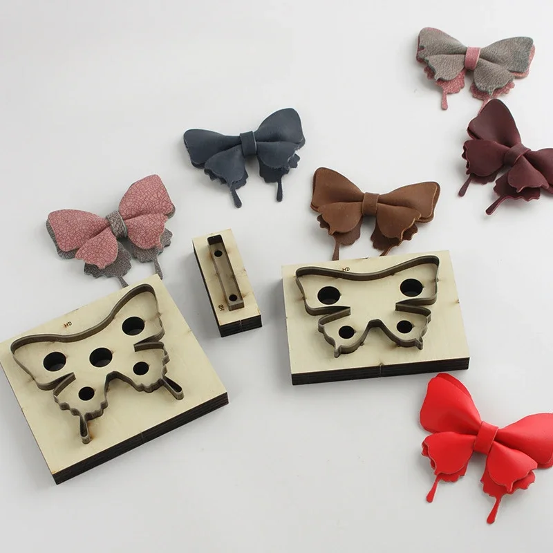 

Double Butterfly Leather Cutting Dies- Leather Die Cut -DIY Leather Cutting Mold-Can Be Used for Leather, Cloth 4.17inch