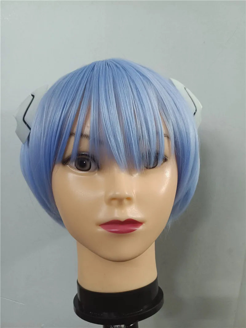 Estilo asuka langley soryu cosplay peruca de cabelo anime rei ayanami cosplay perucas para menina feminino resistente ao calor perucas sintéticas com peruca