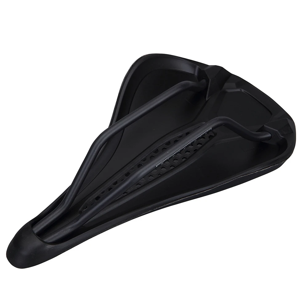 BALUGOE Bicycle Saddle Seat Cushion Ultralight Mountain Road Bike Saddle Comfortable Wide Saddle Black