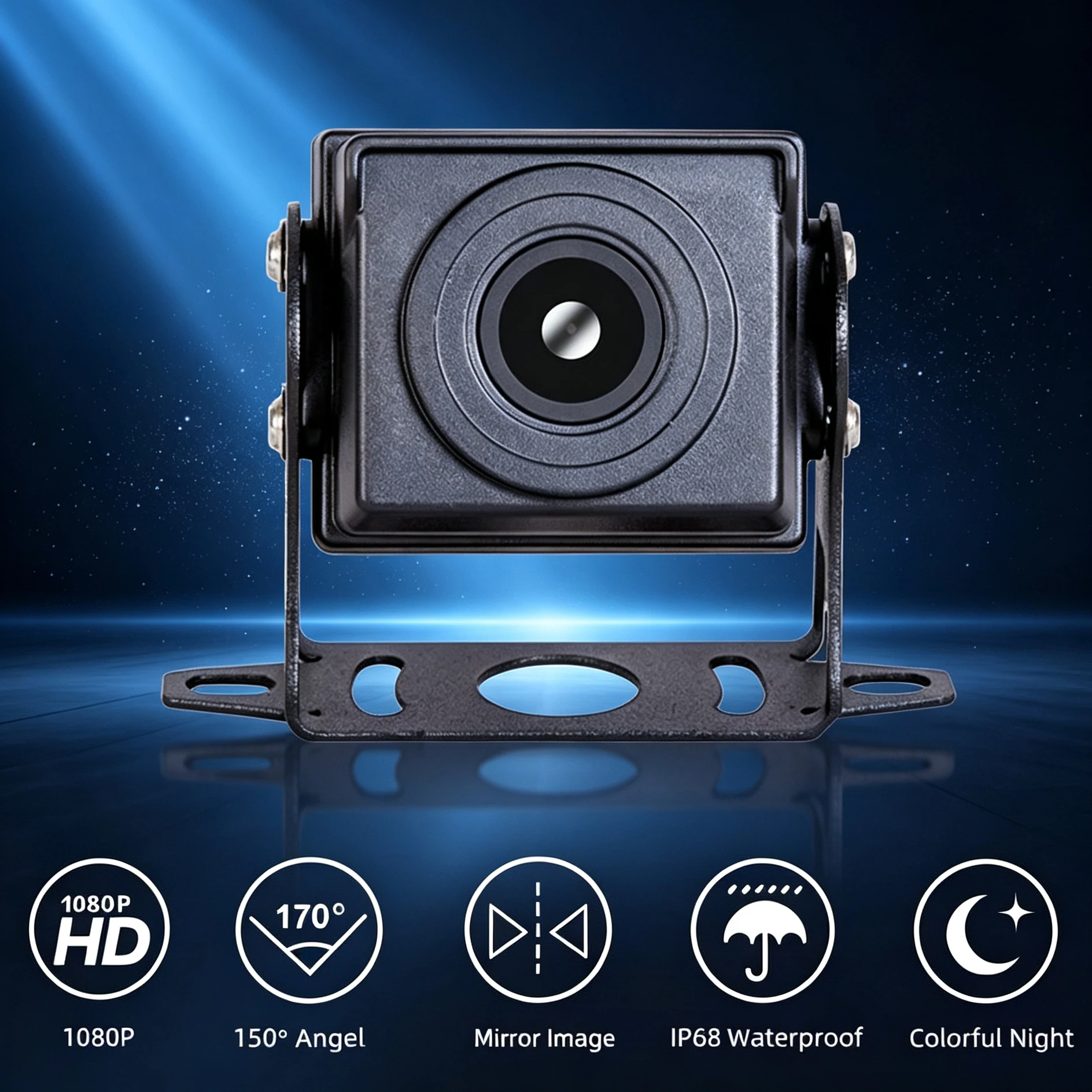 1920*1080P Car AHD Rear View Backup Camera for Heavy Truck/Bus/RV Vehicle Starlight Night Vision Reversing Waterproof Cameras