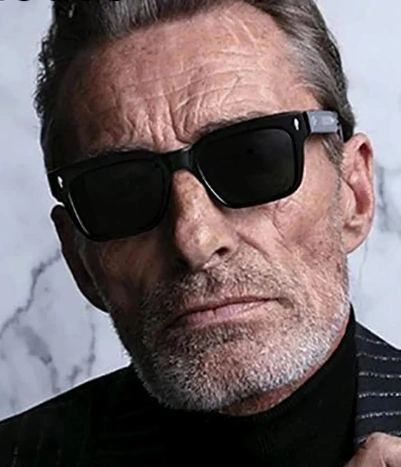 厚いスクエアフレームサングラス女性男性トレンディな分厚い長方形サングラスブラックシェード UV 保護