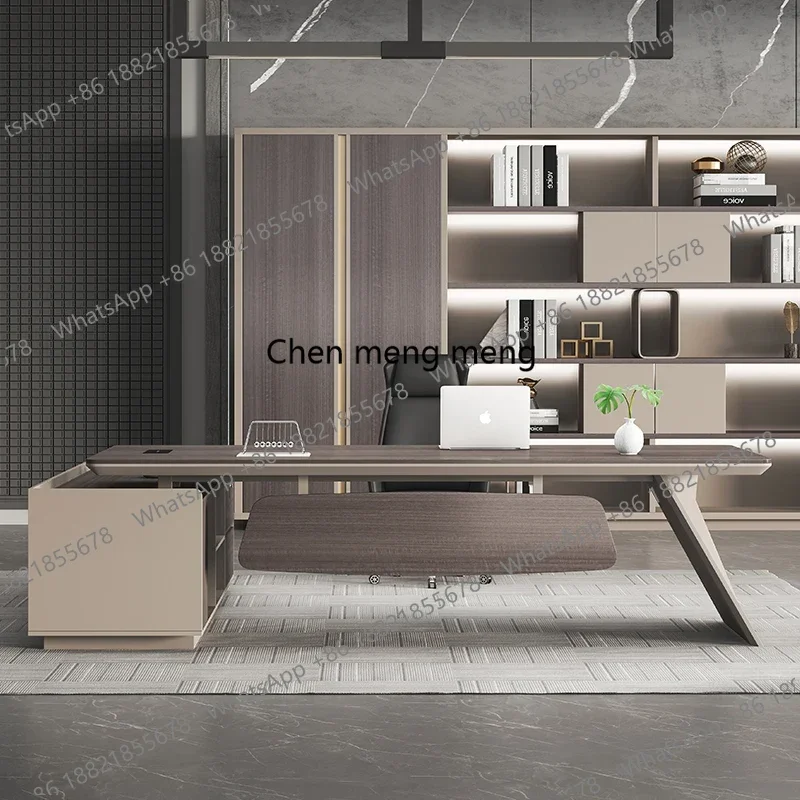 Modern Computer Office Desk Storage Design Multifunctional Large Office Desk Nordic European Escritorio Oficina Salon Furniture