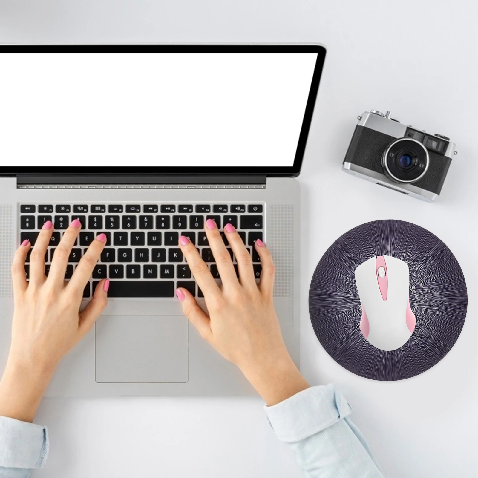 

1pc Wireless For Computer Accessories Lightweight Ergonomic Design Cute Mouse 10M Signal Range Rgb Mouse For Office Game