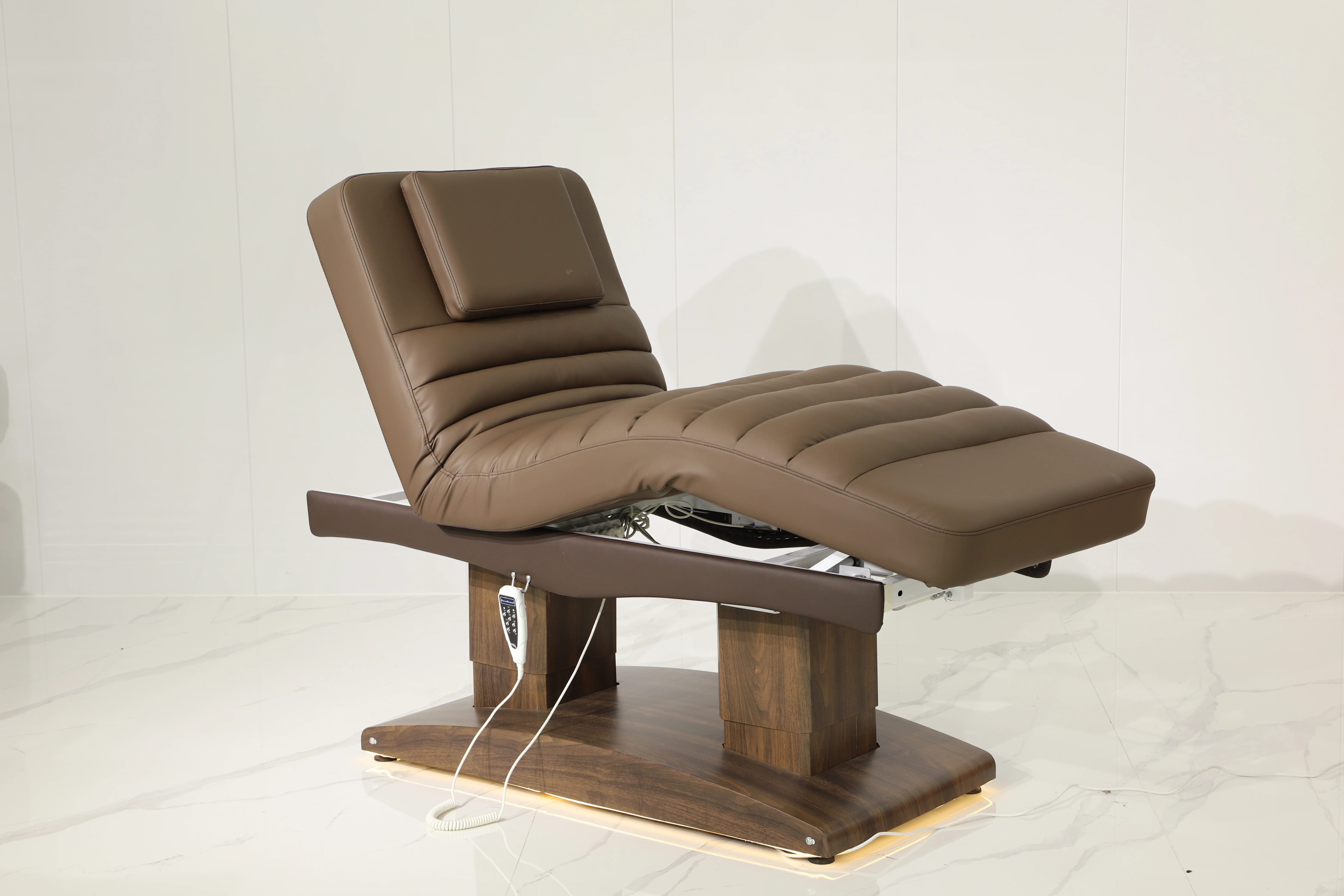 

Electric Facial Bed Adjustable Height Professional Beauty Spa Massage Table with Remote Control