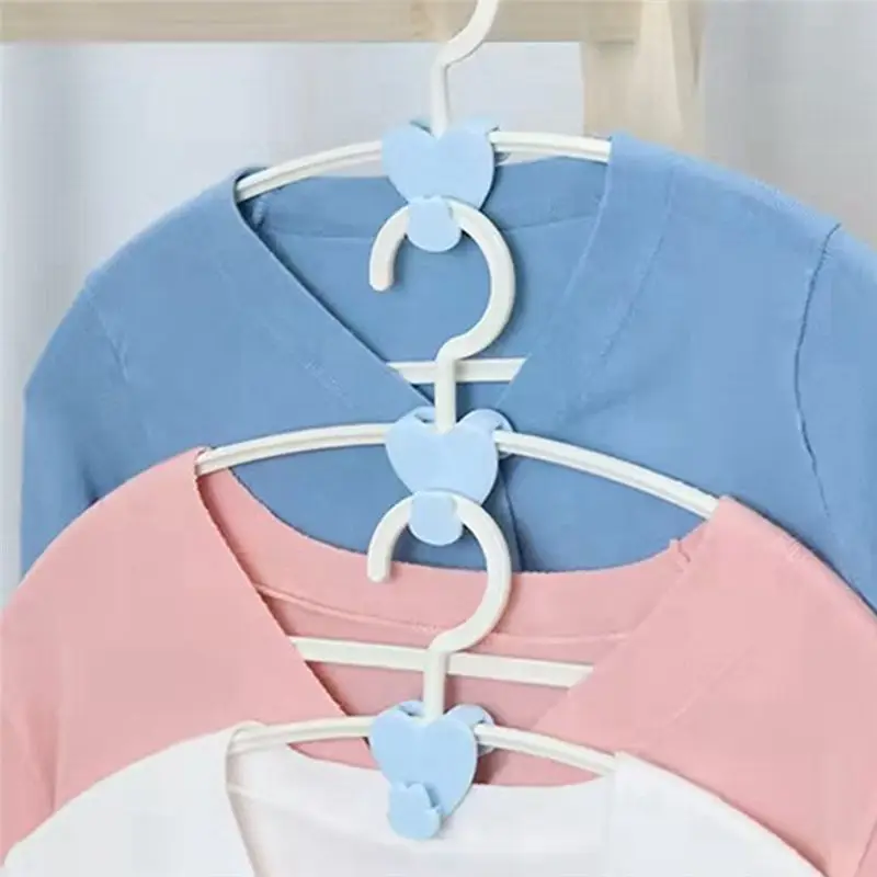 Picture 4: A84X-36Pcs Love Hanger Hook Hanger Hook Thickened Storage Space-Saving Multi-Layer Hook Hanger Hook In Series