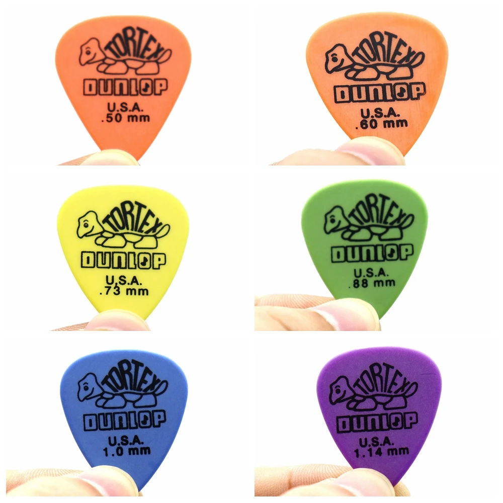 50pcs Guitar Picks Guitar Plectrum Electric Guitar Pick Accessories Thickness 0.5mm,0.6mm,0.73mm,0.88mm,1.0mm,1.14mm