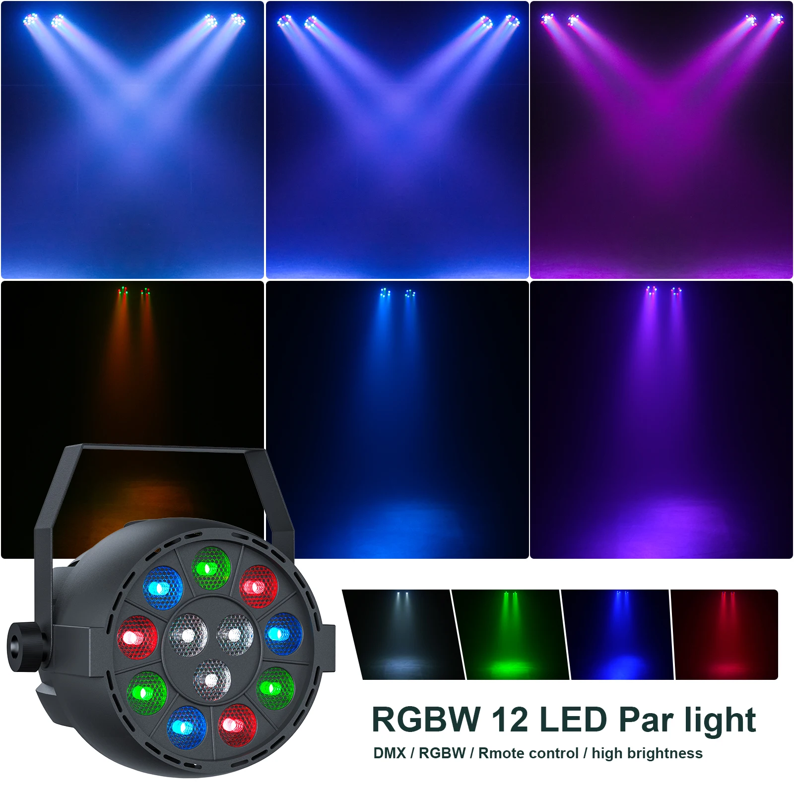 60W Combination Bracket Lights With Bags RGBW LED Par light Dyeing Induction Sword Beam Effect Lights for Stage DJ Party Concert
