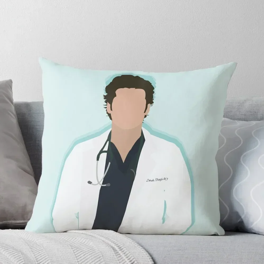 

Derek Shepherd Throw Pillow christmas ornaments 2025 Sofa Decorative Covers pillow