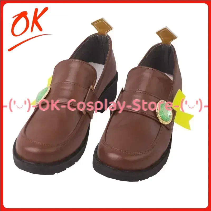 [Customized Size] Genshin Impact Venti Cosplay Shoes Game Roleplay Costume Prop Halloween Carnival Party Boots PU Leather
