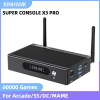 Kinhank Super Console X3 Pro Video Game Console S905X3 60000 Games for Arcade/SS/DC/MAME Game Player with Gamepads Media Player