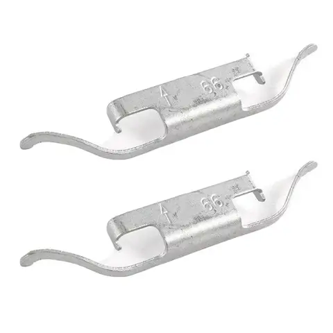 BMW E30 E32 E34 E36 Z3 차량용 리어 안티 스프링 브레이크 패드 클립 34211157046 2개, 프론트 브레이크 캘리퍼 스프링 클램프용 스프링 플레이트