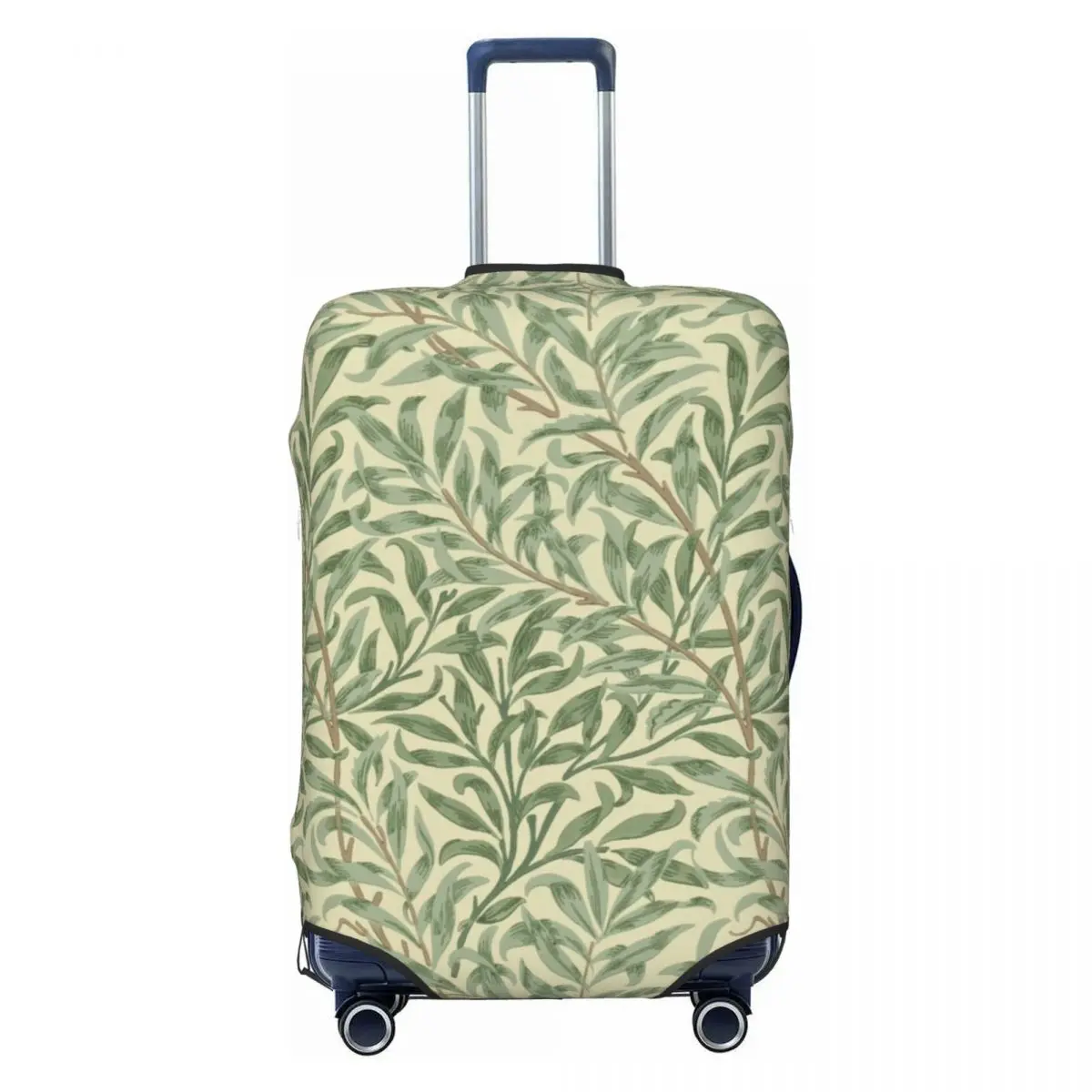

Custom William Morris Willow Boughs Luggage Cover Protector Fashion Floral Textile Pattern Travel Suitcase Covers for 18-32 Inch