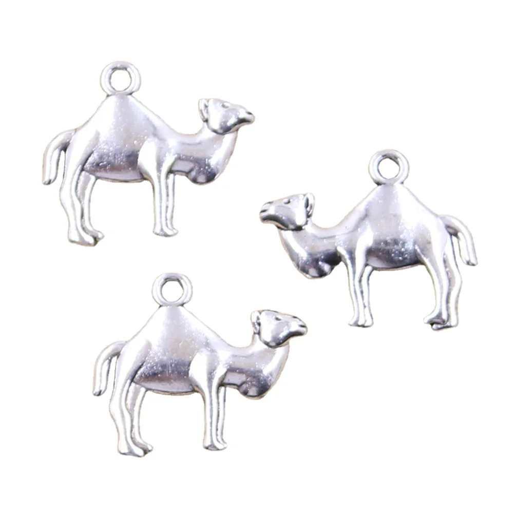 8pcs Charms Desert Camel 19x23mm Antique Silver Color Pendants Making DIY Handmade Tibetan Finding Jewelry