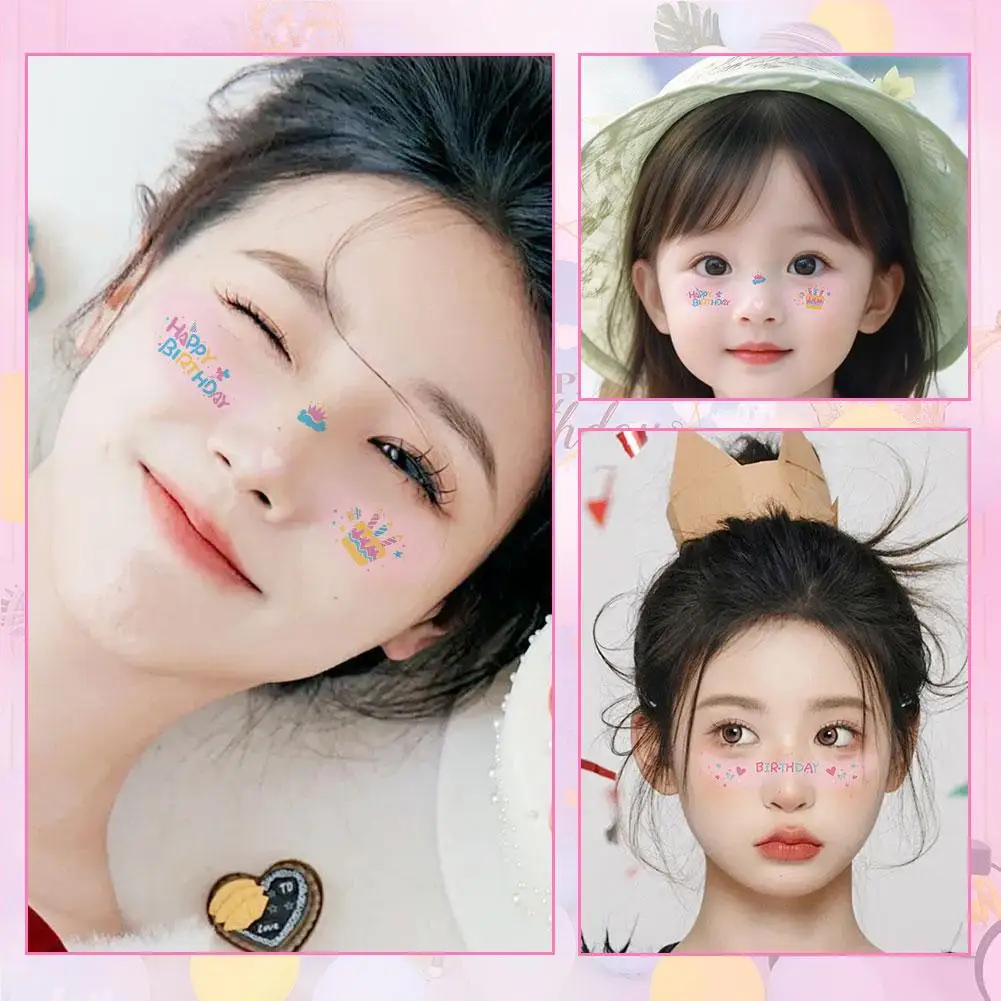 Soug 10 pièces maquillage visage autocollants taches de rousseur tatouage autocollants or argent métallique temporaire tatouage autocollants paillettes visage beauté outils