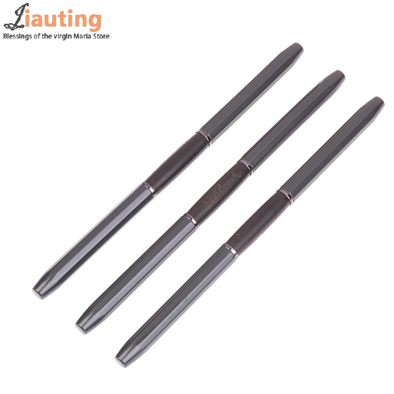 両端ネイルペンブラシグルー光線療法ペンUVジェルライナーブラシデュアルエンドネイルアート描画ペンマニキュアブラシツール